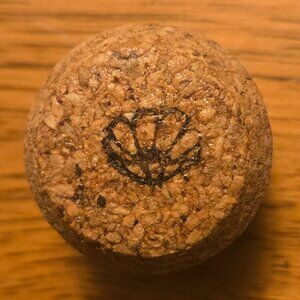 Brand New Hand Crafted Magnet Created from Champagne Cork Featuring Seashell